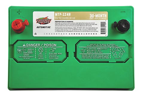 MTP-124R Battery
